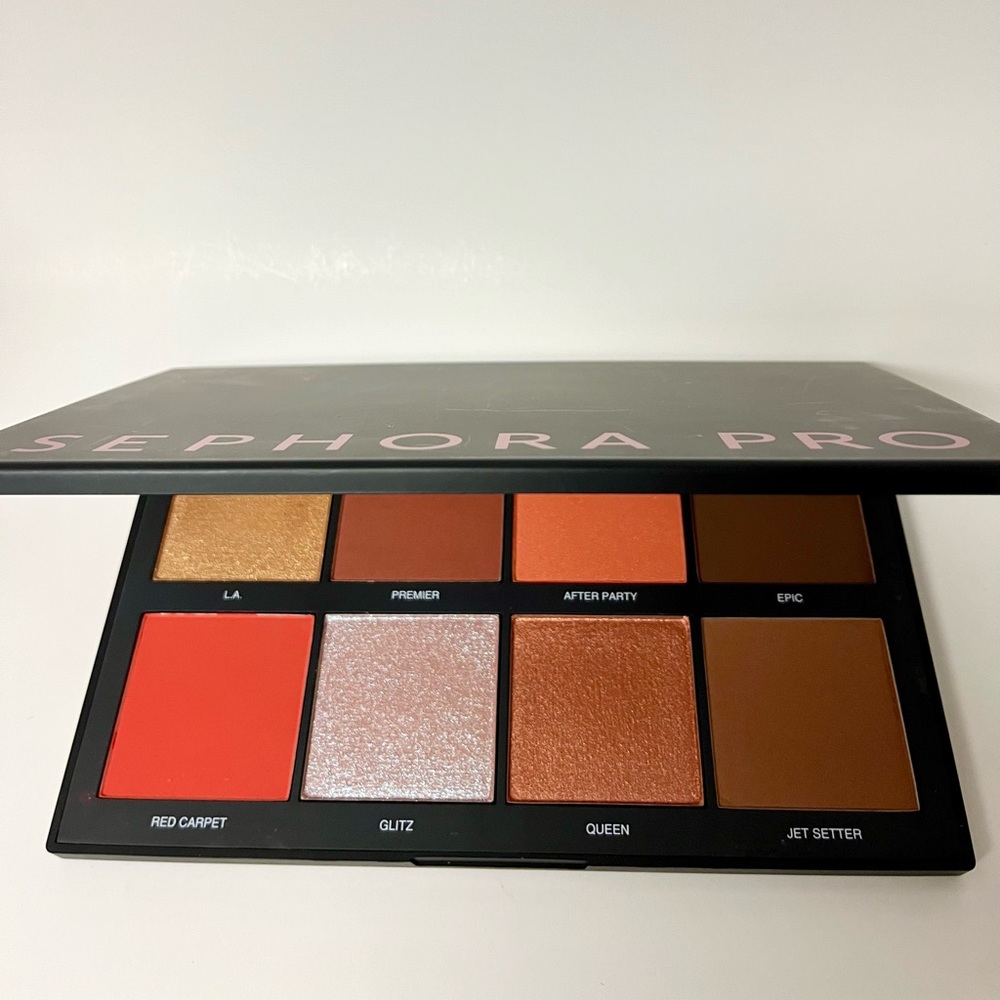 SEPHORA COLLECTION Pro 8 Piece Deep Shade Face Palette  (8 x 7g)